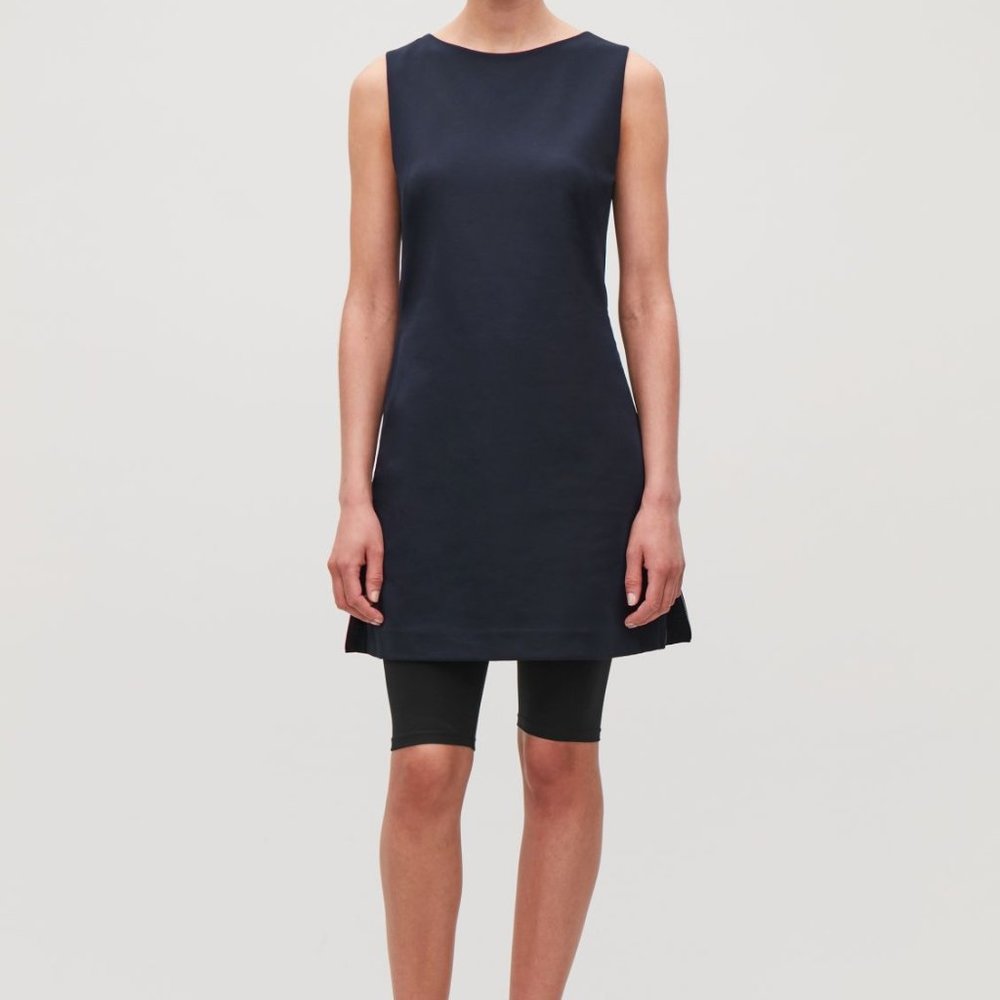 Cos Dress/Tunic with zippers on the side